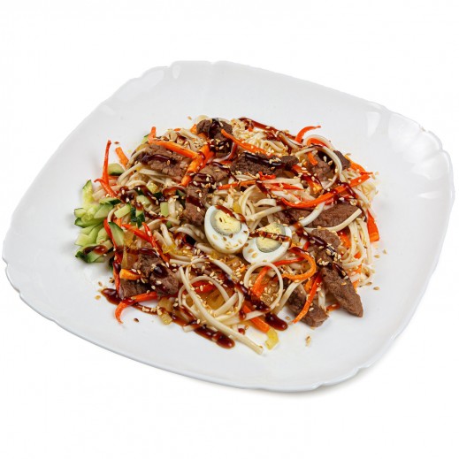 Лапша с говядиной